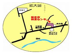 林業センター付近の略図の画像