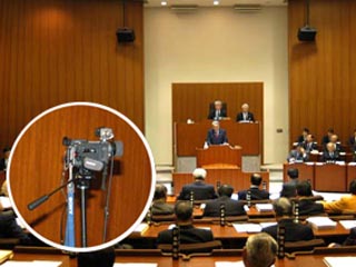 市議会本会議のインターネット 録画中継が開始の写真