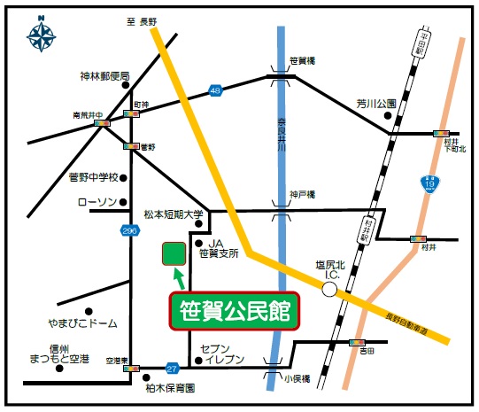 施設近辺図の画像です