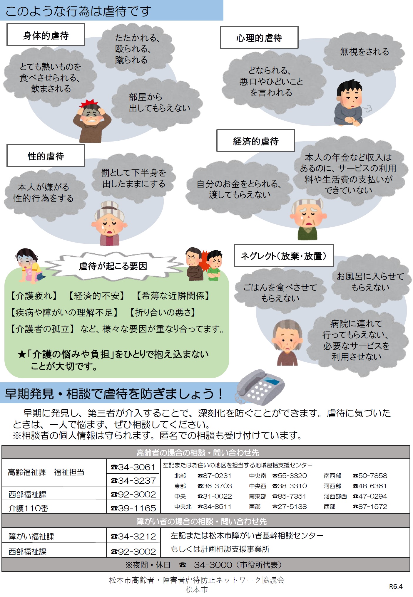 虐待防止チラシ（裏）