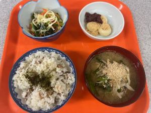 会員向け料理講習会　献立