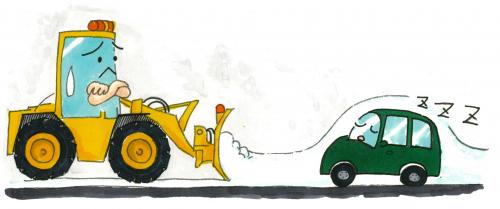 道路上のモノ