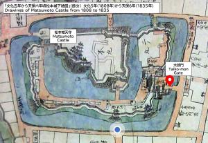 太鼓門位置図