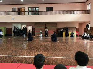 剣道のデモンストレーション