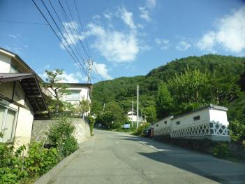 東山の山裾写真