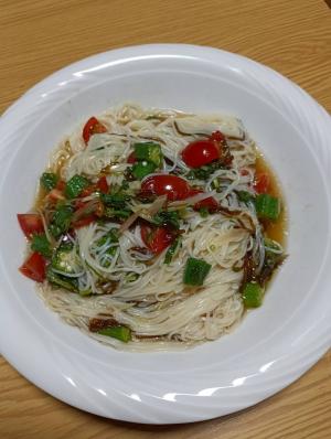まぜまぜ美味しい夏のそうめん