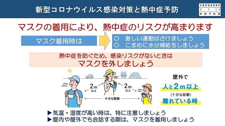 資料4　新型コロナウイルス感染対策と熱中症予防の画像2