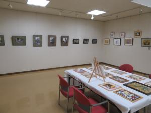 趣味の切り絵展①