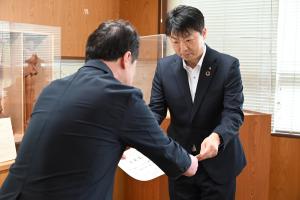 感謝状贈呈式